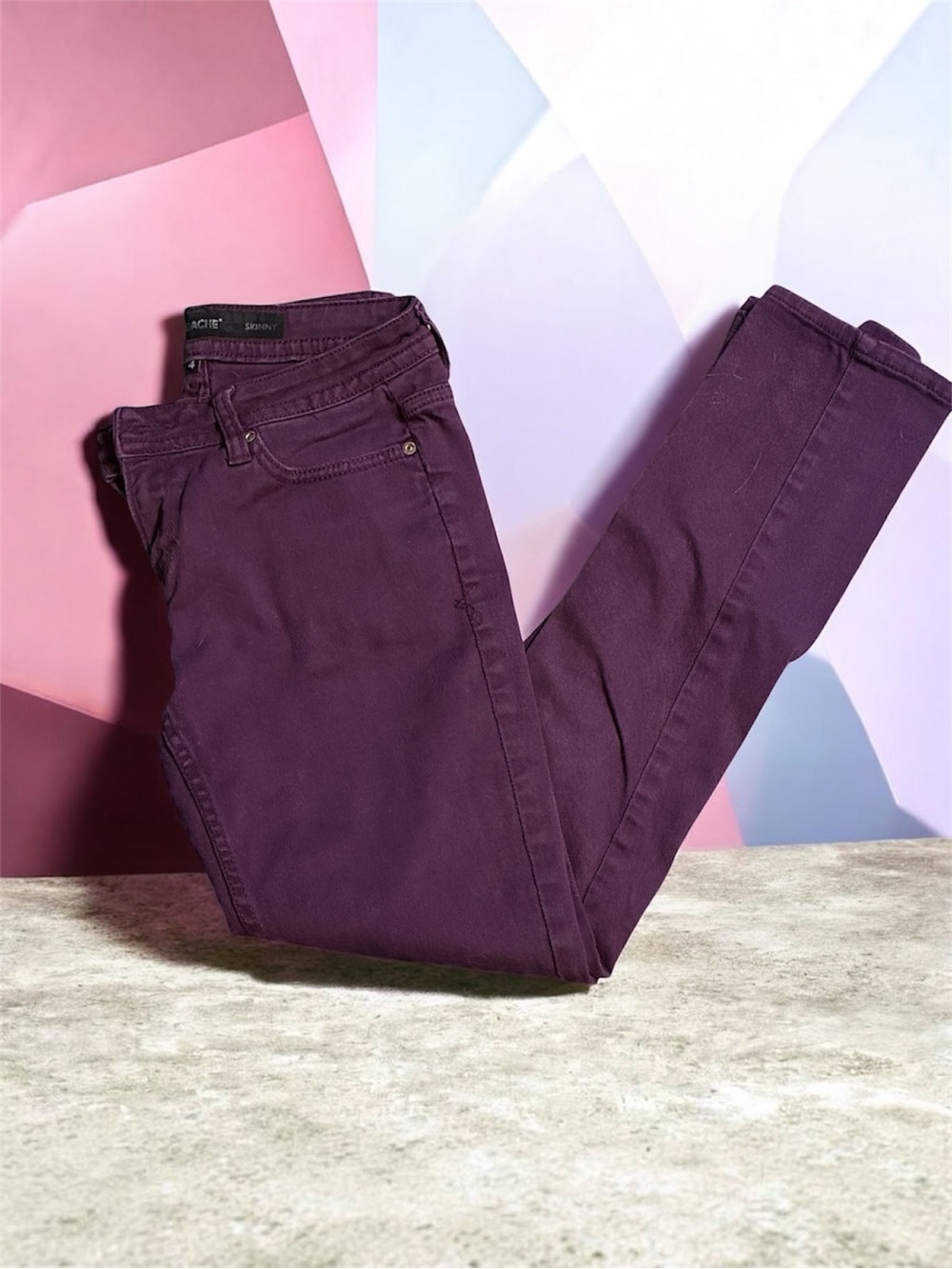 Jordache Deep Blackberry Purple Skinny Jeans